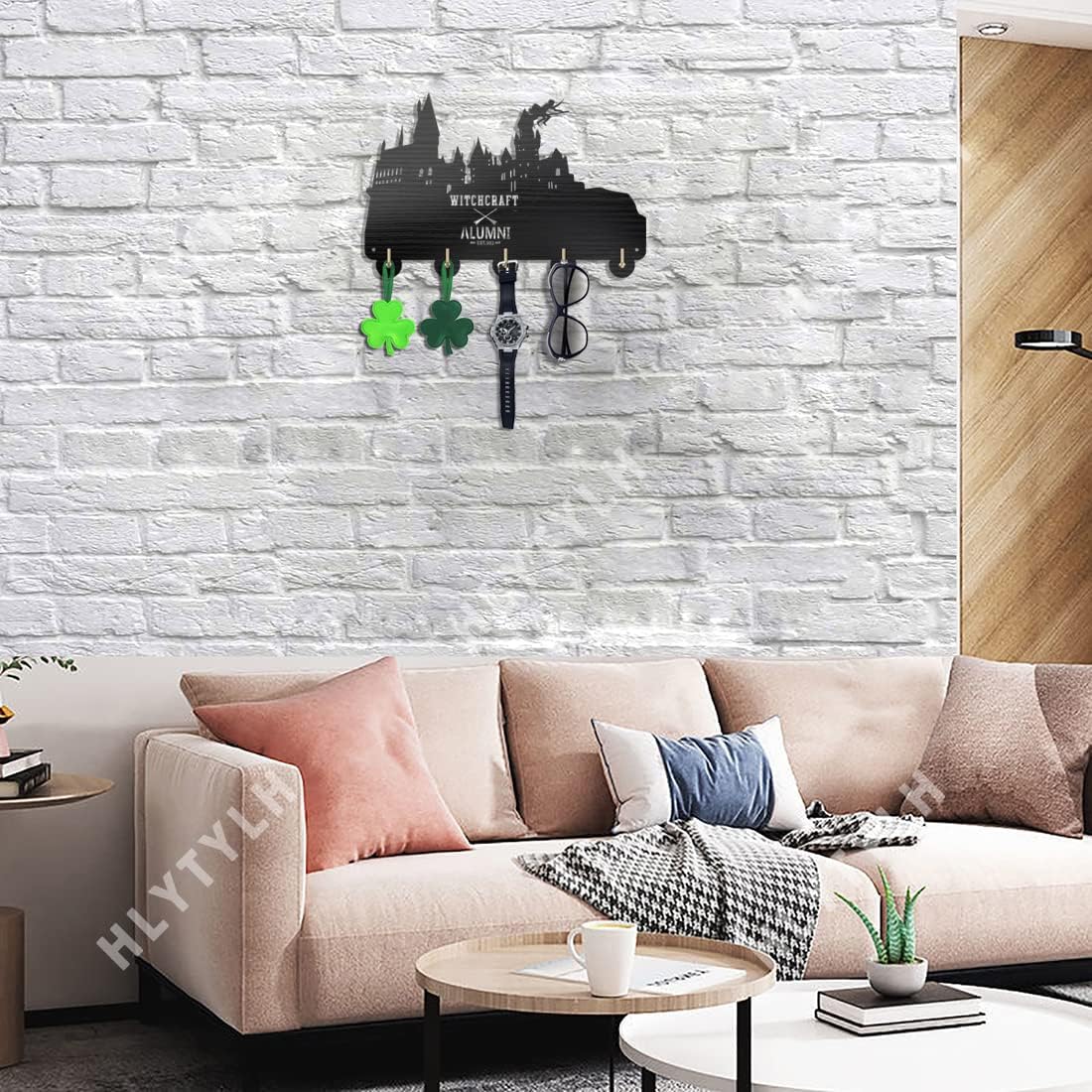 Ganchos para llaves de pared, ganchos de pared, ganchos de pared, gancho de pared para abrigos, gancho para sombrero, decoración de pared de