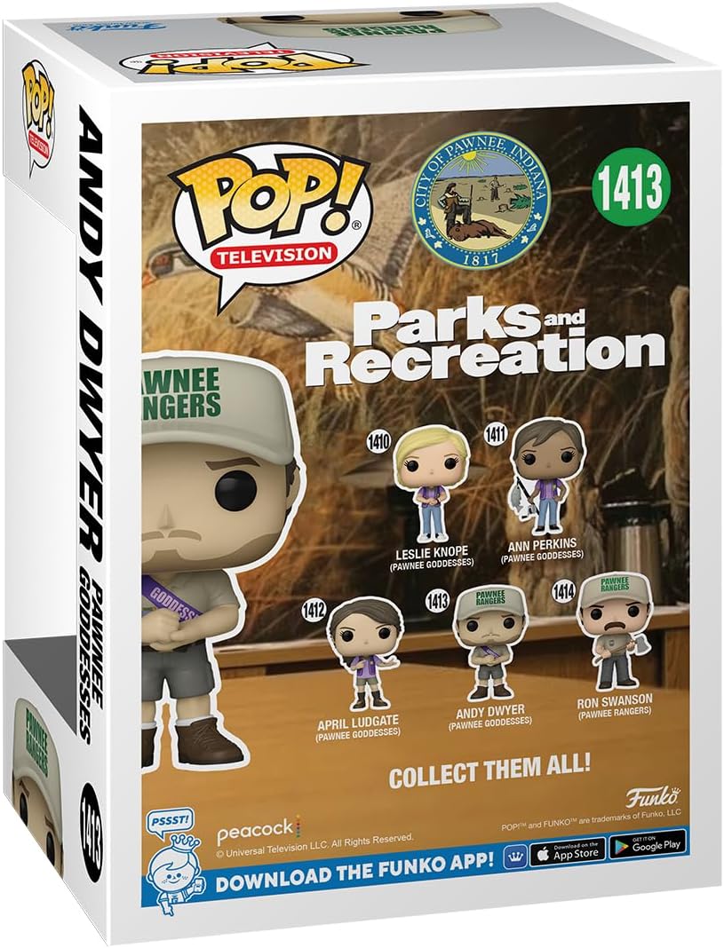 Funko Pop! TV Parques y Recreación – Andy Dwyer con banda de las diosas Pawnee