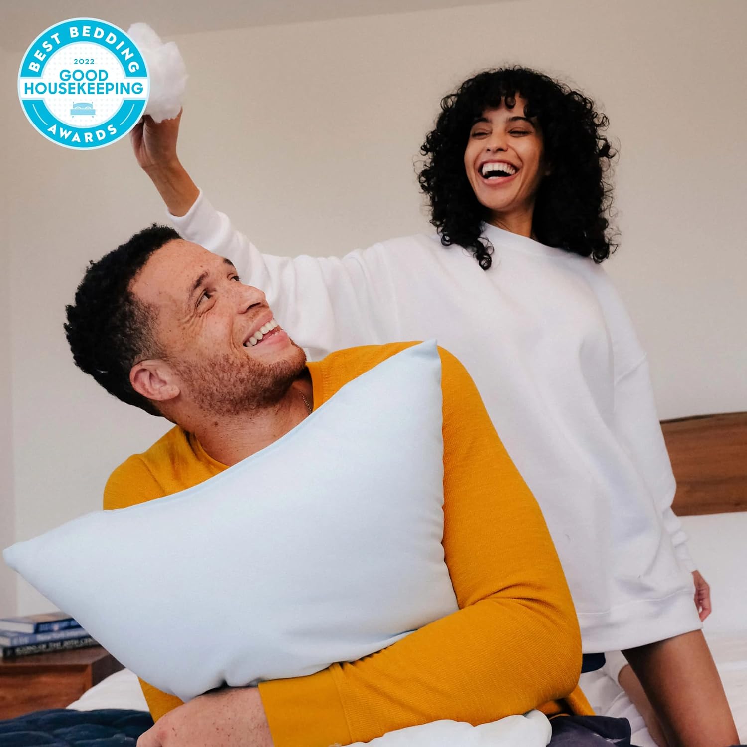 SLUMBER CLOUD UltraCool Pillow – Tecnología de regulación de temperatura de la NASA – Almohada de enfriamiento alternativa de plumón estándar
