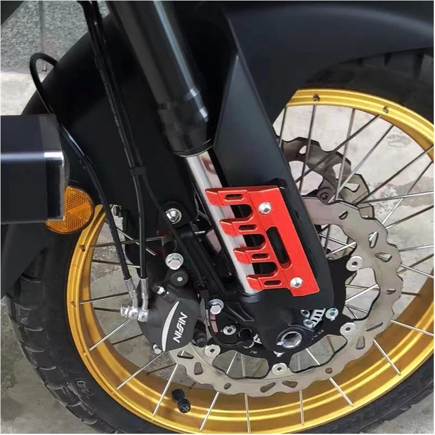 Para Benelli para TRK 502C para TRK502C 251 752S Guardabarros de motocicleta Protector de horquilla delantera Bloque de guardabarros delantero
