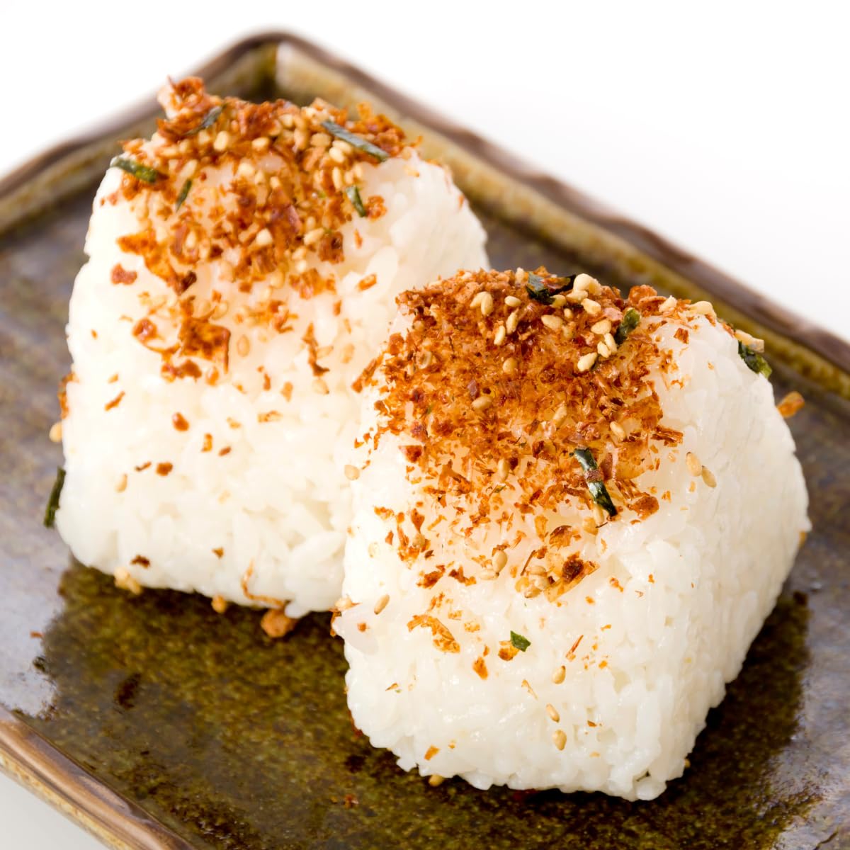 Katsuo Bonito Furikake 1.76 onzas (paquete de 3)  Condimento de arroz japonés sabor Umami con copos de algas, bolas de arroz onigiri, sopa y uso