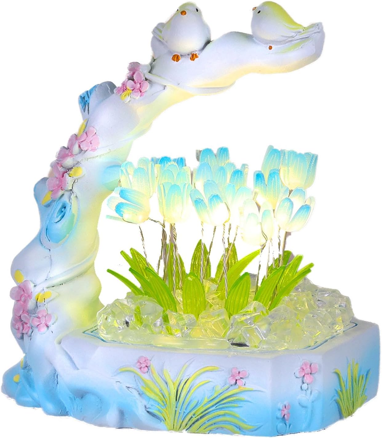 Tulipán luz nocturna hecha a mano decoración simulación flor dormitorio lámpara de mesa para dormir niños niña pareja amigos regalo atmósfera