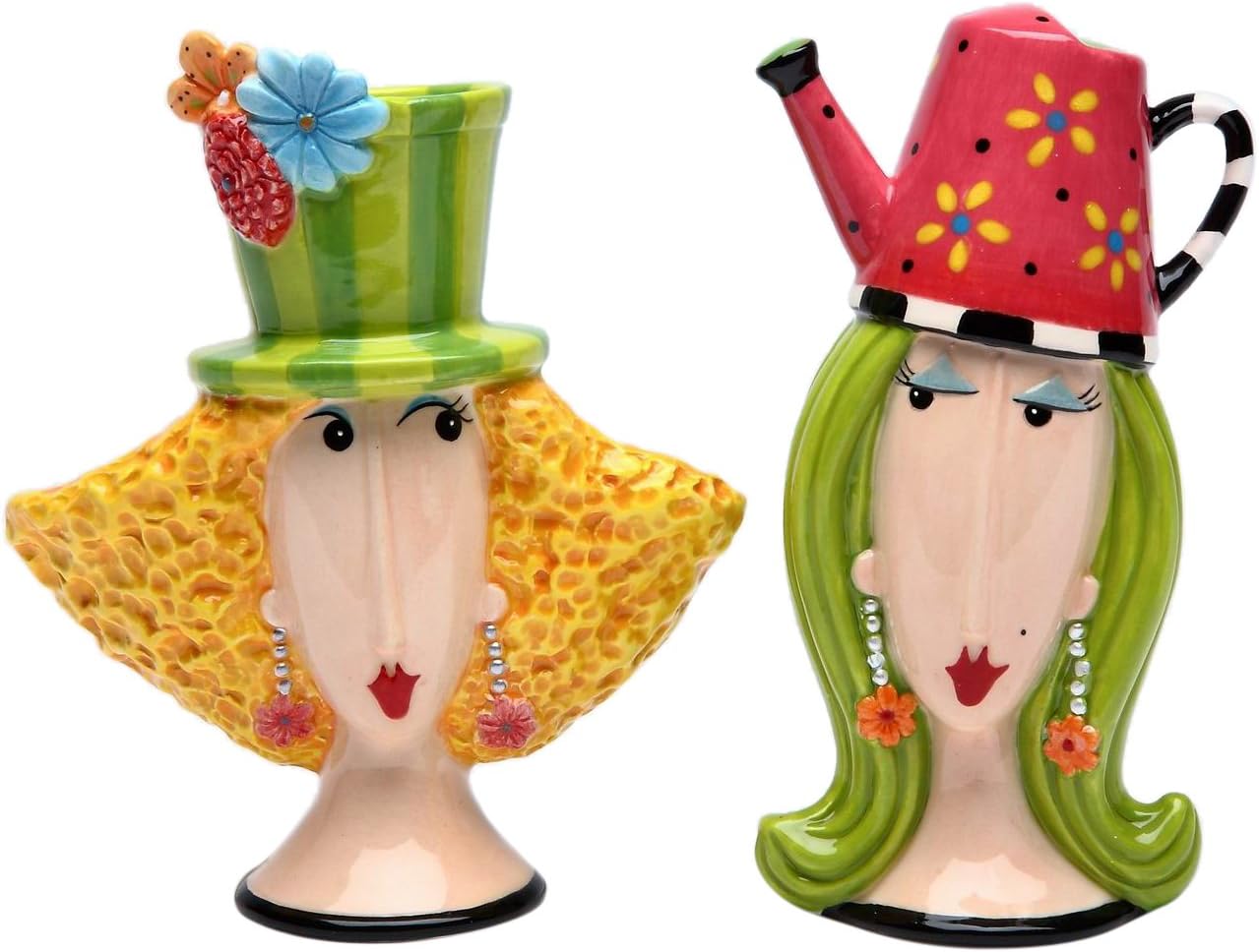 Appletree Design Garden Lady – Juego de sal y pimienta, 4 pulgadas