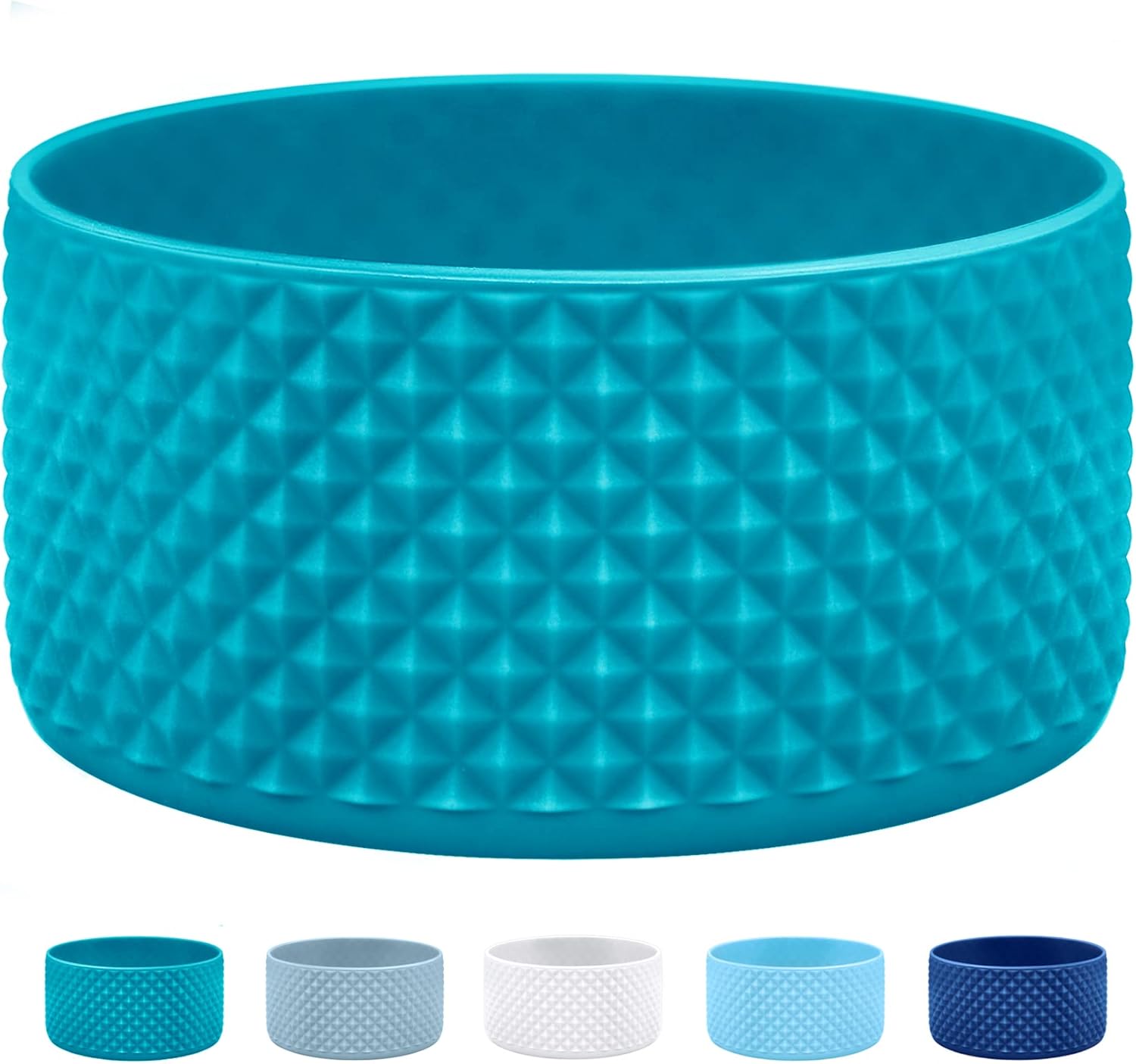 GLINK Bota de botella compatible con Hydro Flask, Stanley y otros, botella de agua de silicona, bota flexible antideslizante con textura de