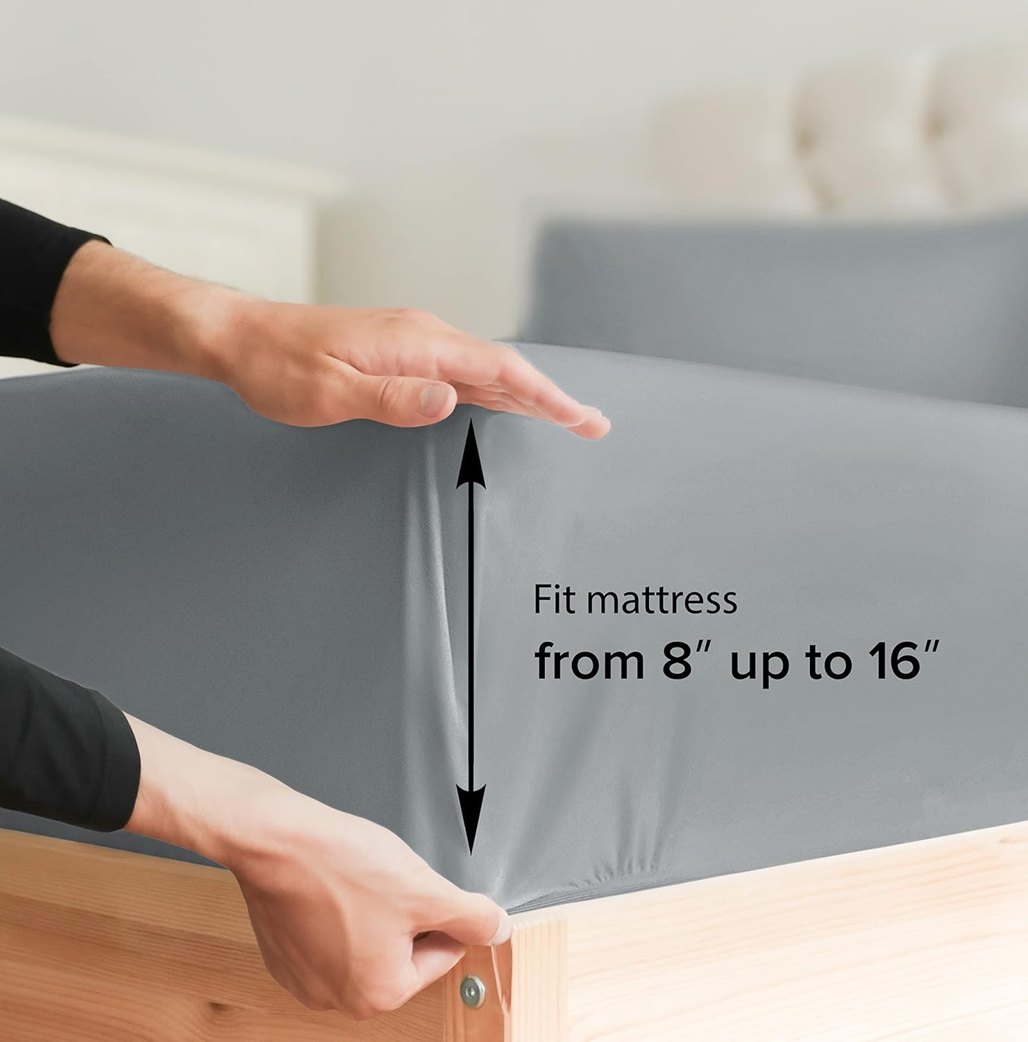 Juego de sábanas de 3 piezas tamaño individual XL, cómodas, transpirables y refrescantes, sábanas de lujo para mujeres y hombres, bolsillos
