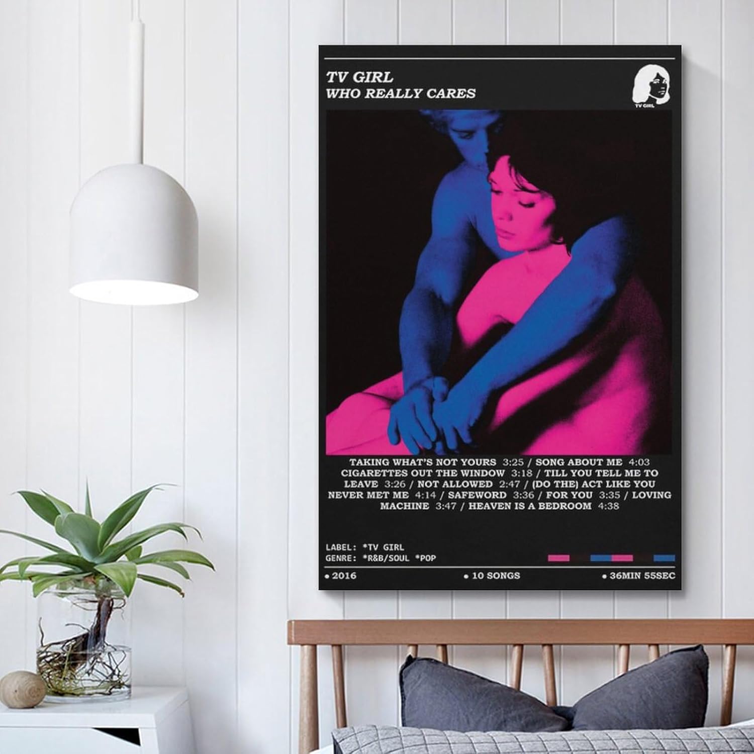 Póster de TV Girls Who Really Care About Room Aesthetics, póster de los años 90, lienzo, arte de pared, pintura artística, pintura, sala de estar,