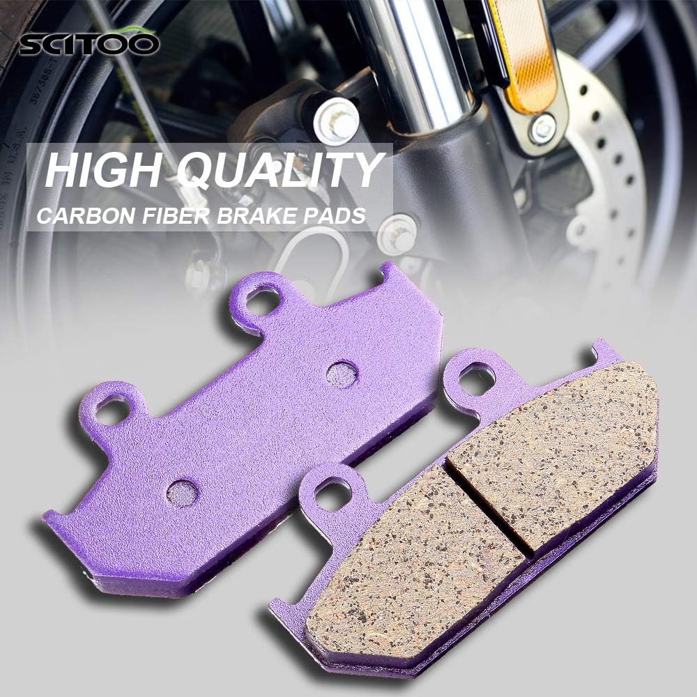 SCITOO Pastillas de freno de fibra de carbono para Honda Goldwing 1500 GL1500A Aspencade, para Honda Goldwing 1500 GL1500I Interstate, para Honda
