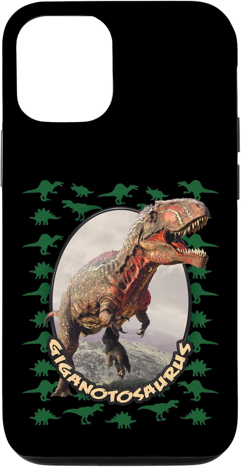 iPhone 1212 Pro Giganotosaurus Shirt Gift for Kids Dark Green Adult Dinosaur Case