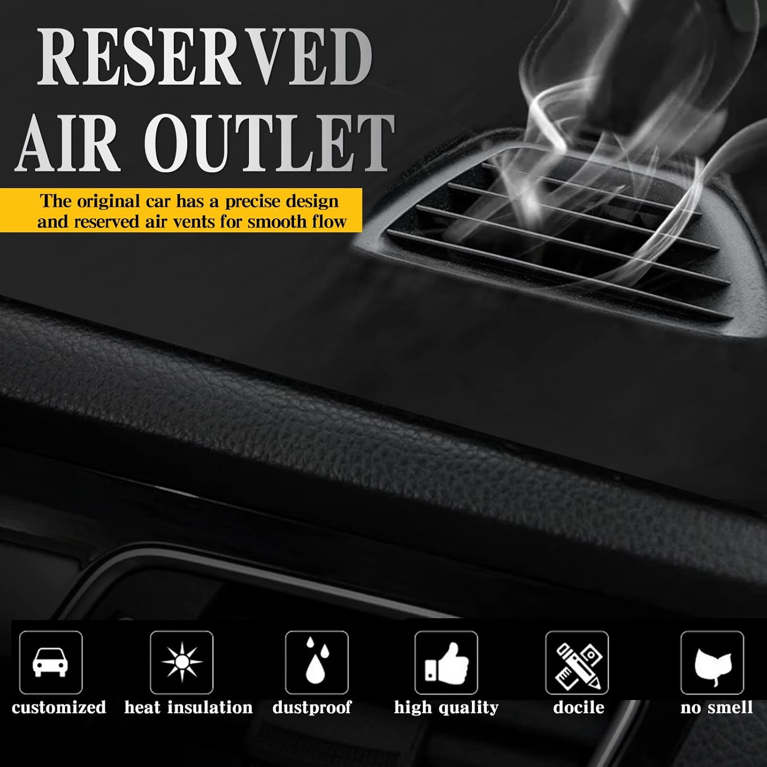 Actkill Ajuste personalizado para alfombrilla de cubierta de salpicadero 2021 2022 2023 Chevrolet Trailblazer Accesorios Negro franela cubierta de