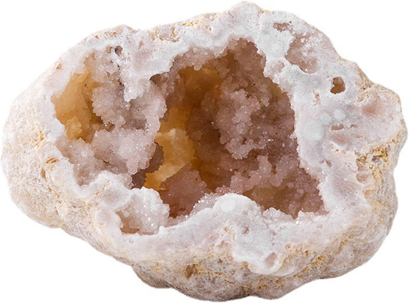 Rebanada de geoda de ágata natural, racimo de cuarzo, puntos de cristal, minerales, espécimen, racimo de cuarzo de cristal de alta energíaDruzy