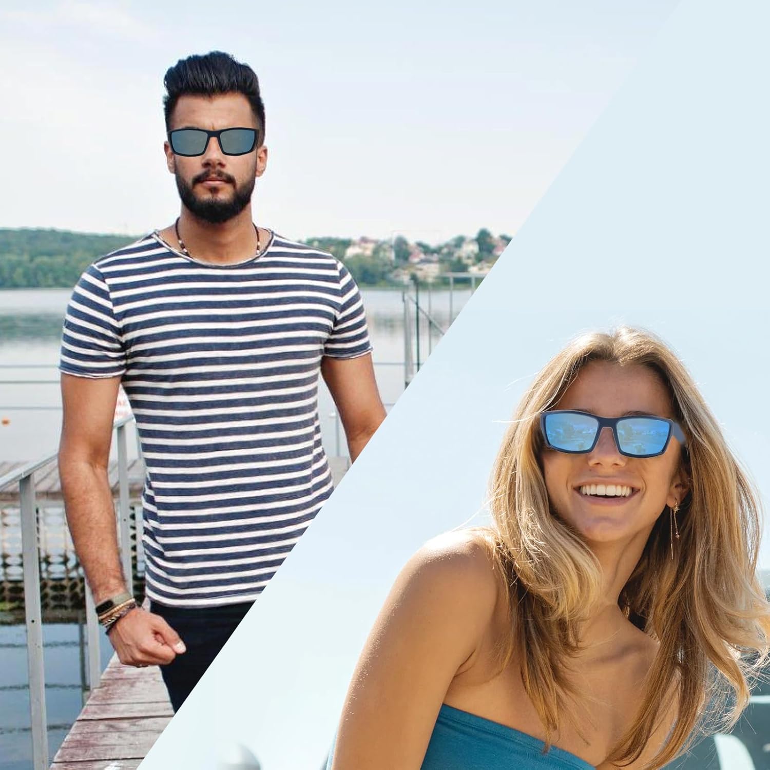 MARIDA Gafas de sol polarizadas para hombres y mujeres, gafas de sol deportivas para hombre, ciclismo, conducción, escalada, béisbol