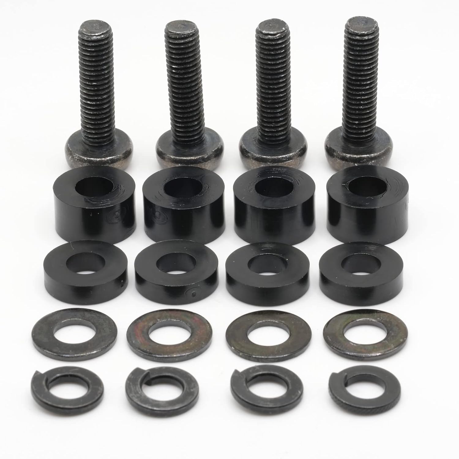 Tornillos de montaje en pared M8 compatibles con instalaciones Samsung de 0.433-0.512 in (paso de 0.049 in) kit completo con tornillos, arandelas y
