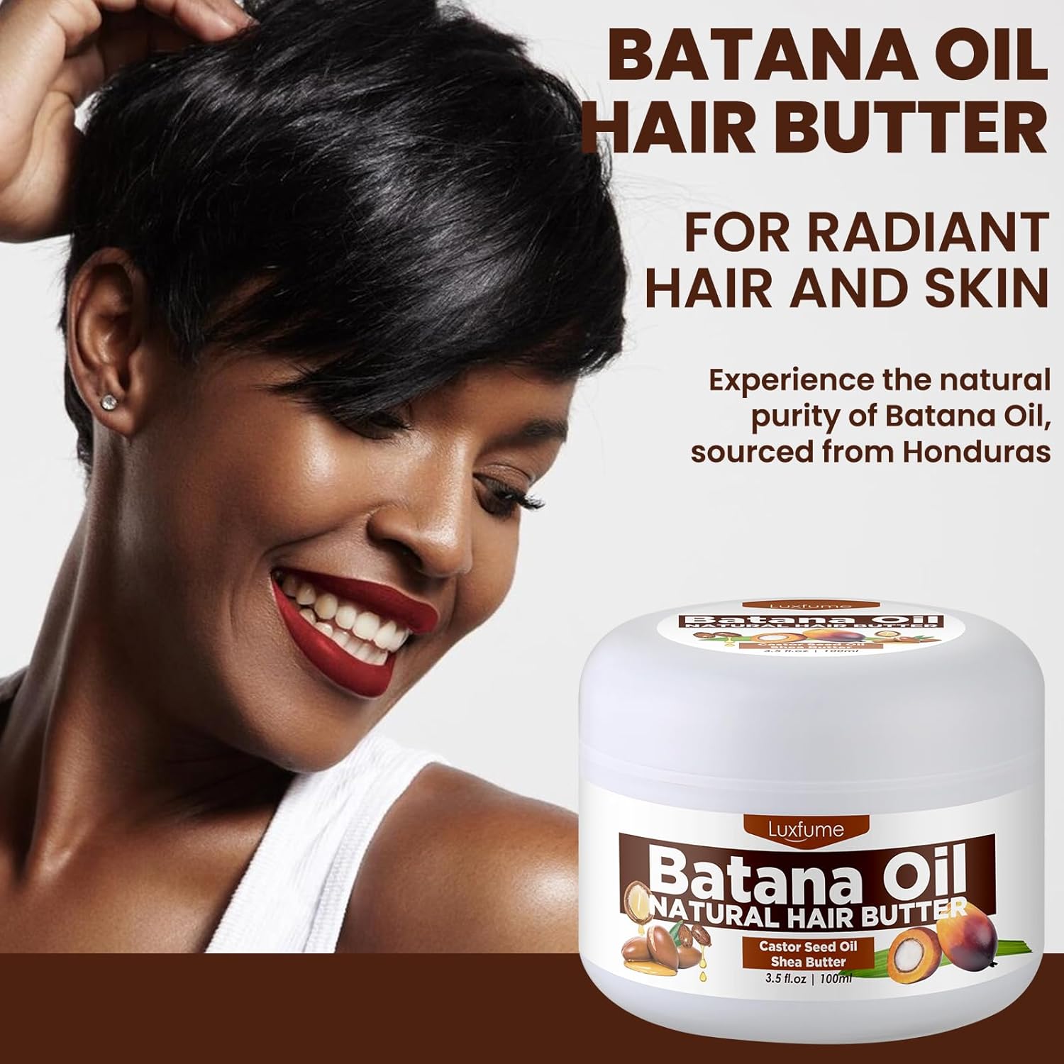 Aceite de batana natural adecuado para todo tipo de cabello, aceite de batana crudo que mejora la fuerza del cabello, previene la pérdida de