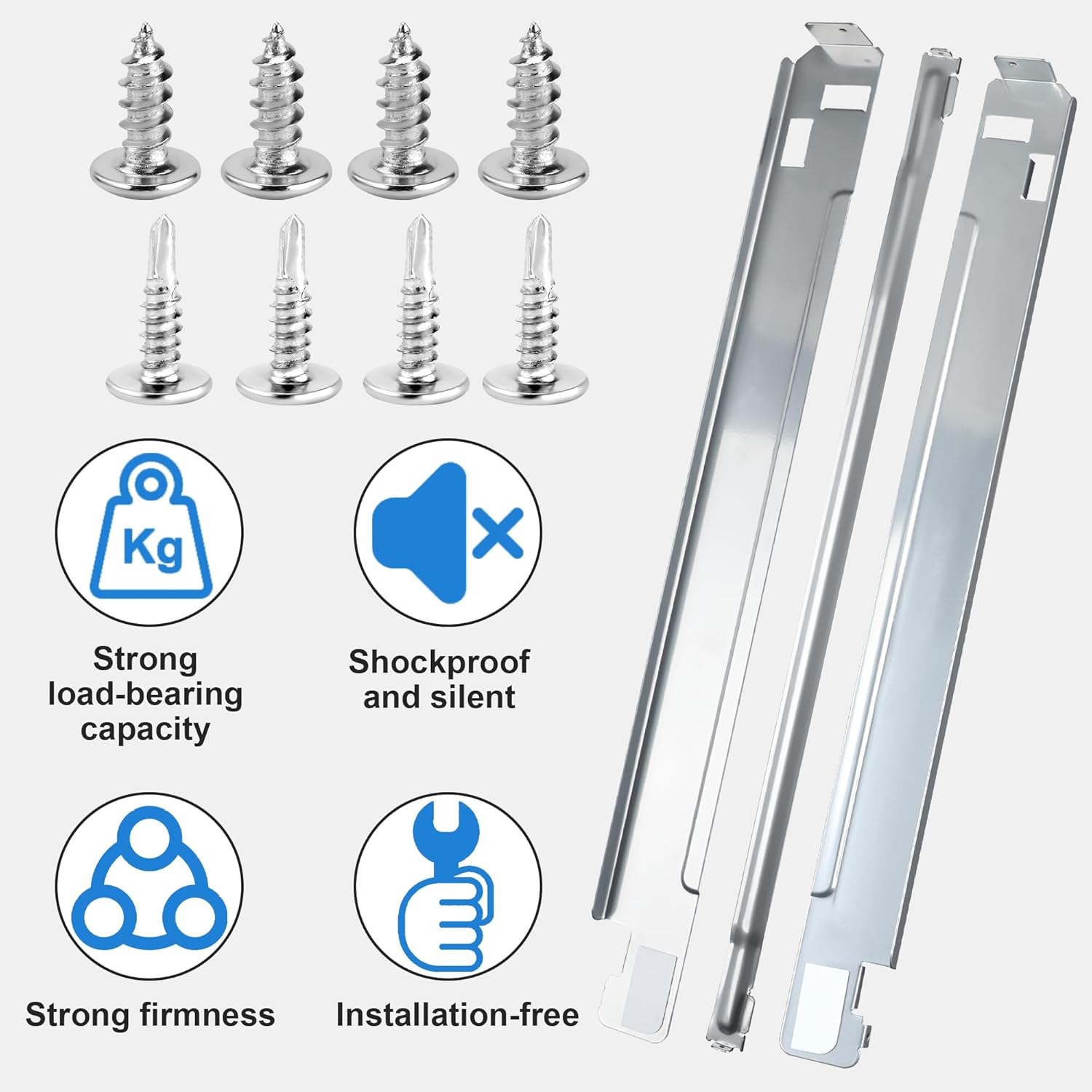 puxyblue – Kit de apilamiento de lavandería KSTK2 WSTK2 de 29 pulgadas, accesorios de acero cromado para lavadora y secadora L.G