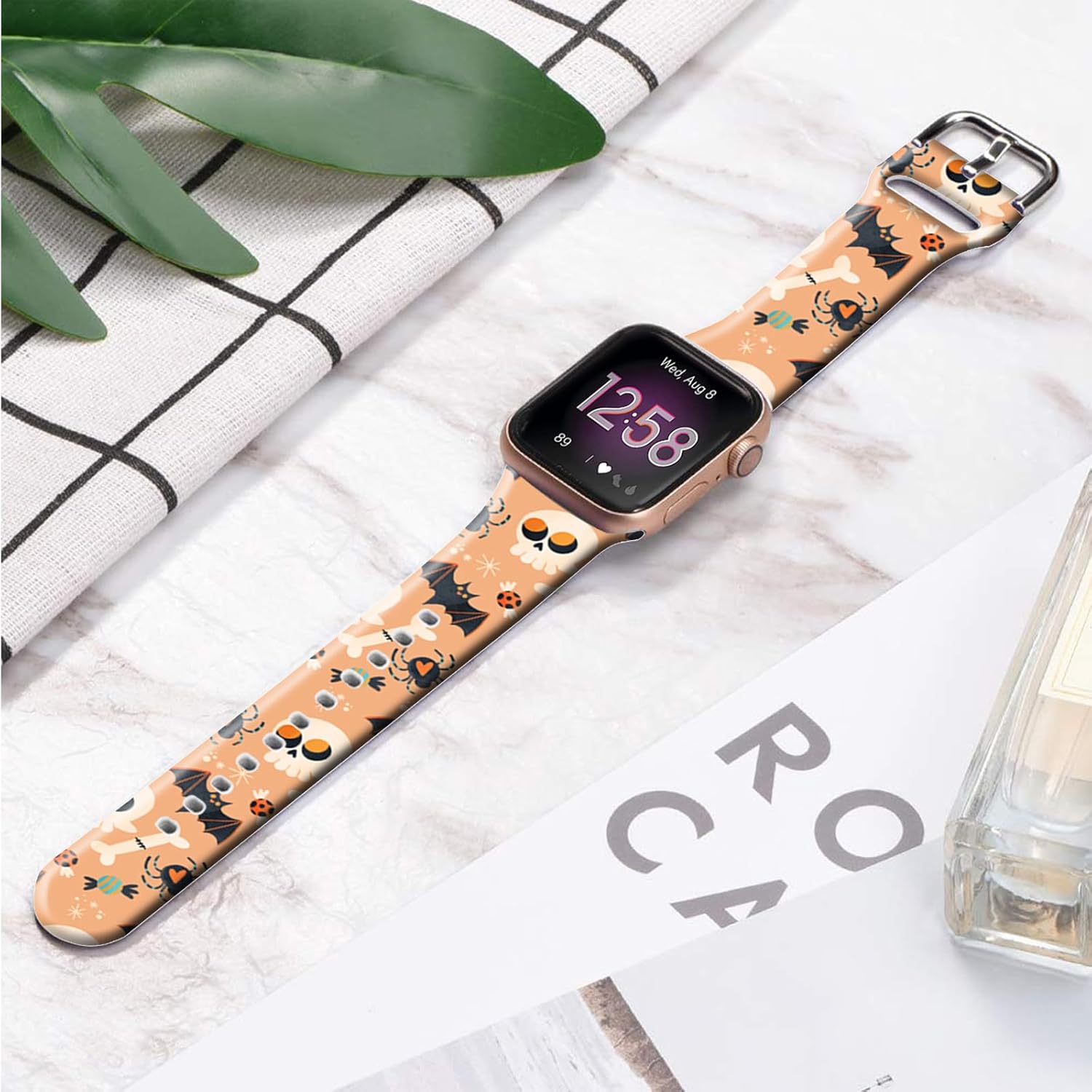 FTFCASE Correas deportivas de silicona florales compatibles con Fitbit VersaVersa 2Versa Versa SE para mujeres, hombres y niñas, correa de silicona