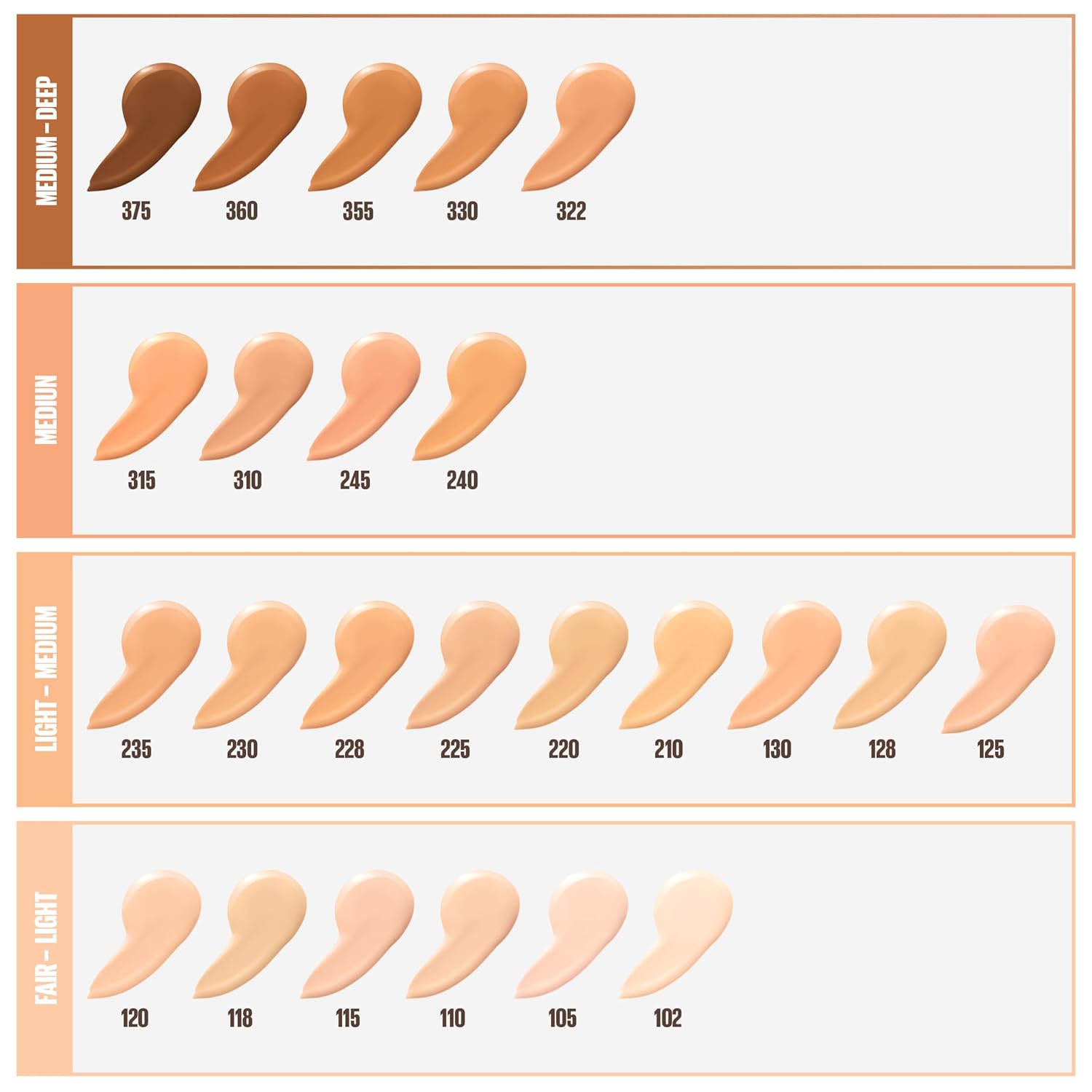 Maybelline Base líquida Fit Me Dewy + Smooth Liquid Foundation, beige (Sandy Beige), 1 unidad (el embalaje puede variar)