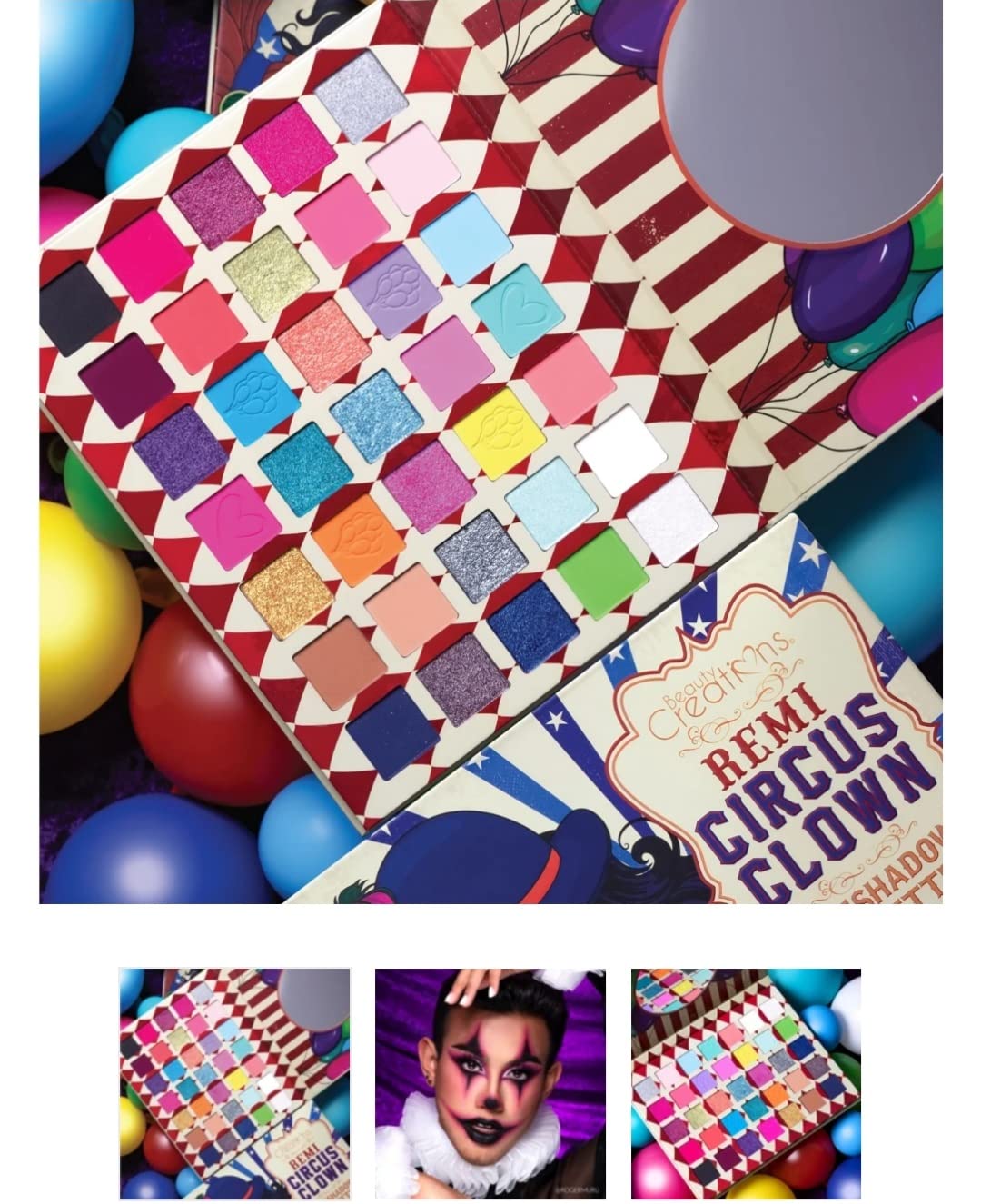 Remi Circus Payaso Paleta Eyehadow