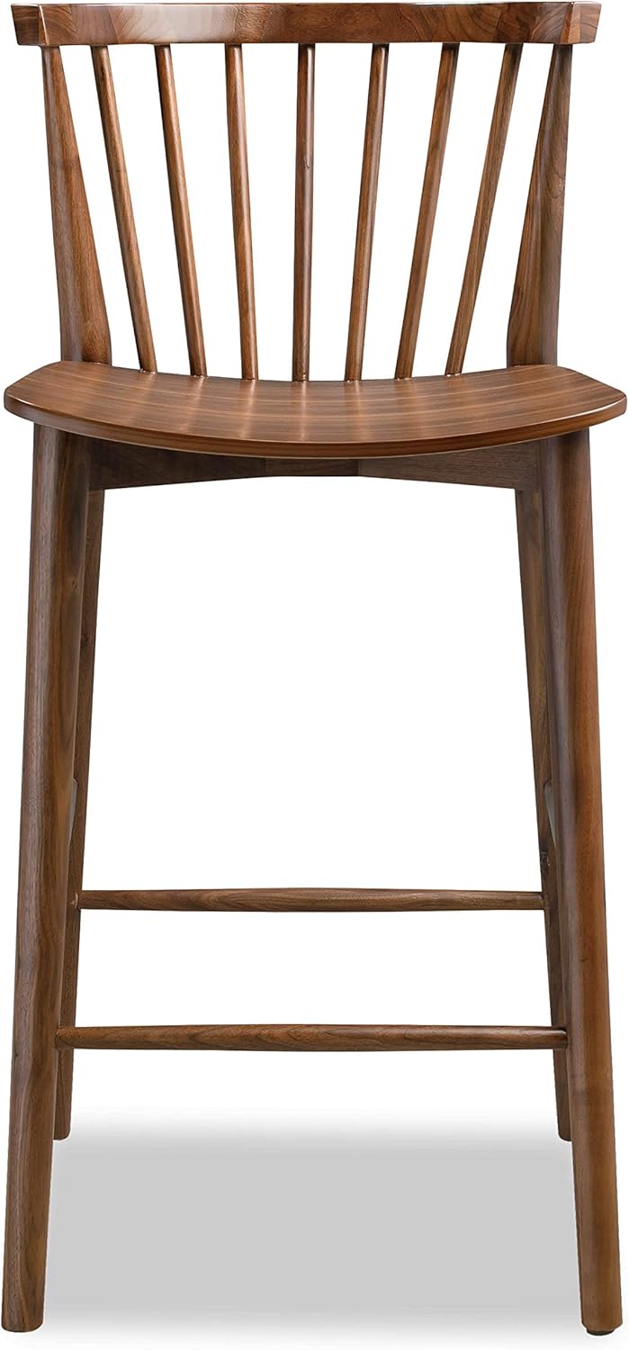 POLY & BARK Taburete de mostrador Ligna en nogal