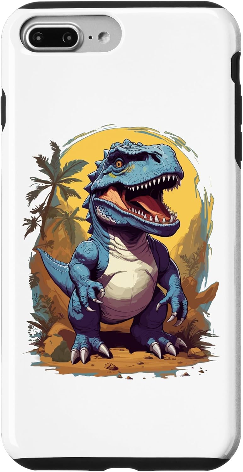 Funda con diseño de dinosaurio Giganotosaurus para iPhone 7 Plus8 Plus