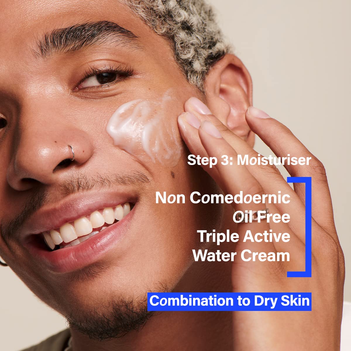 Coats Paquete de cuidado de la piel, limpiador facial hidratante suave + tóner + hidratante facial. Set de cuidado de la piel para mujeres y hombres