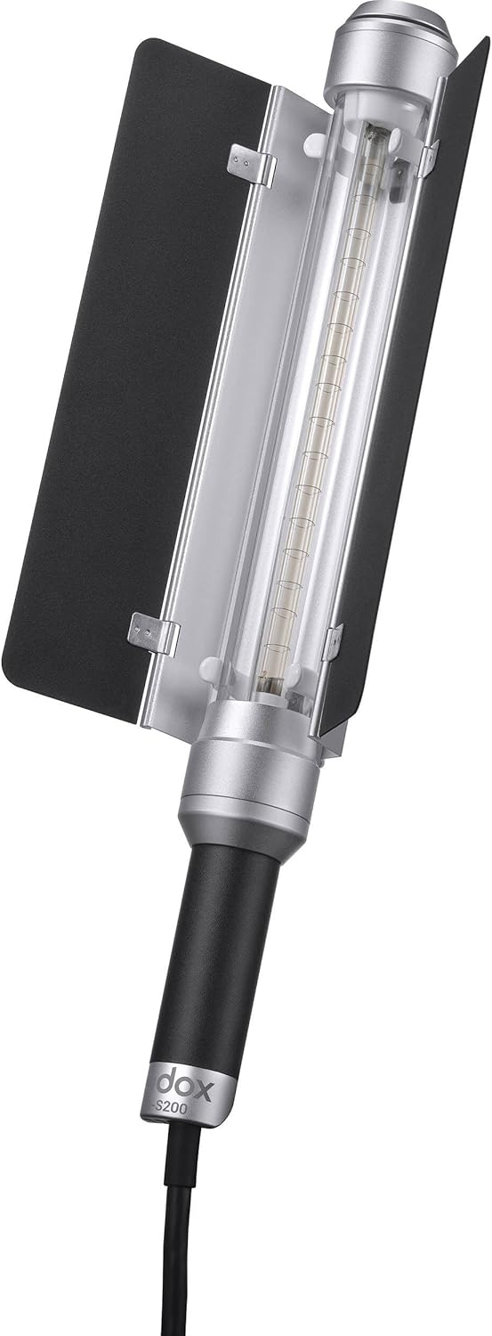 Godox AD-S200 Stick Flash Head para AD200AD200Pro, cabeza de flash portátil de mano con tubo de flash transparente de 360 para estudio o iluminación