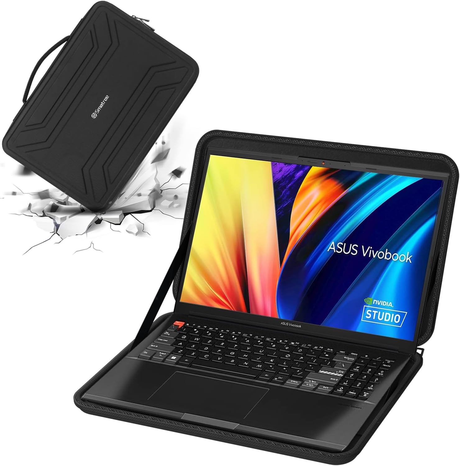 Smatree Funda rígida para portátil Apple 2023 MacBook Pro M3, Alienware m16 R2, Samsung Galaxy Book3 Pro 360, funda ASUS Vivobook Pro 16X OLED de 16