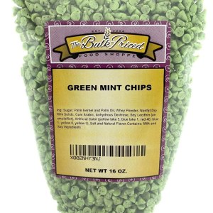 Chips de menta verde, tamaño a granel, chips para hornear, (1 libra bolsa resellable con cierre de cremallera) Chips de menta verde, tamaño a granel, chips para hornear, (1 libra bolsa resellable con cierre de cremallera)