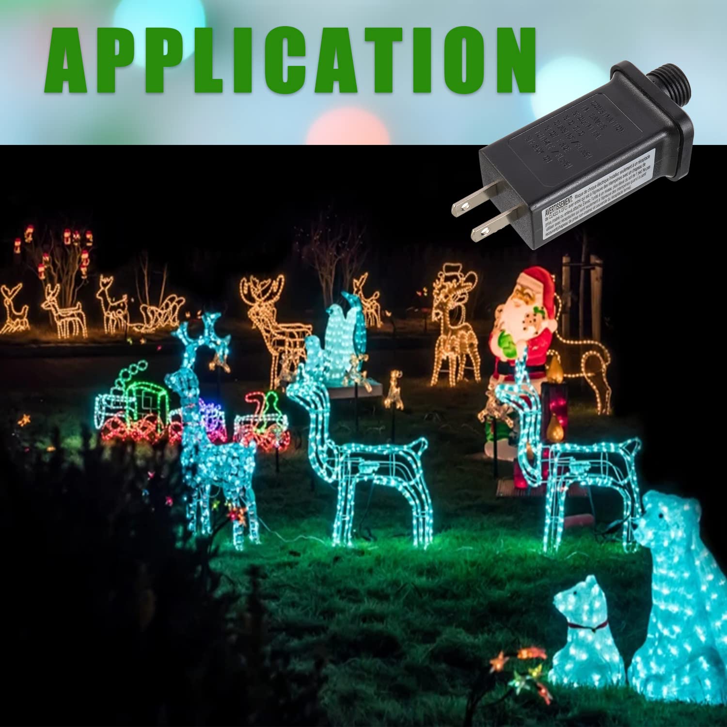 SIGANDG Controlador LED de repuesto para transformador de 30 V 6 W, clase 2, con 8 modos de suministro para cadena de luces de Navidad, decoraciones