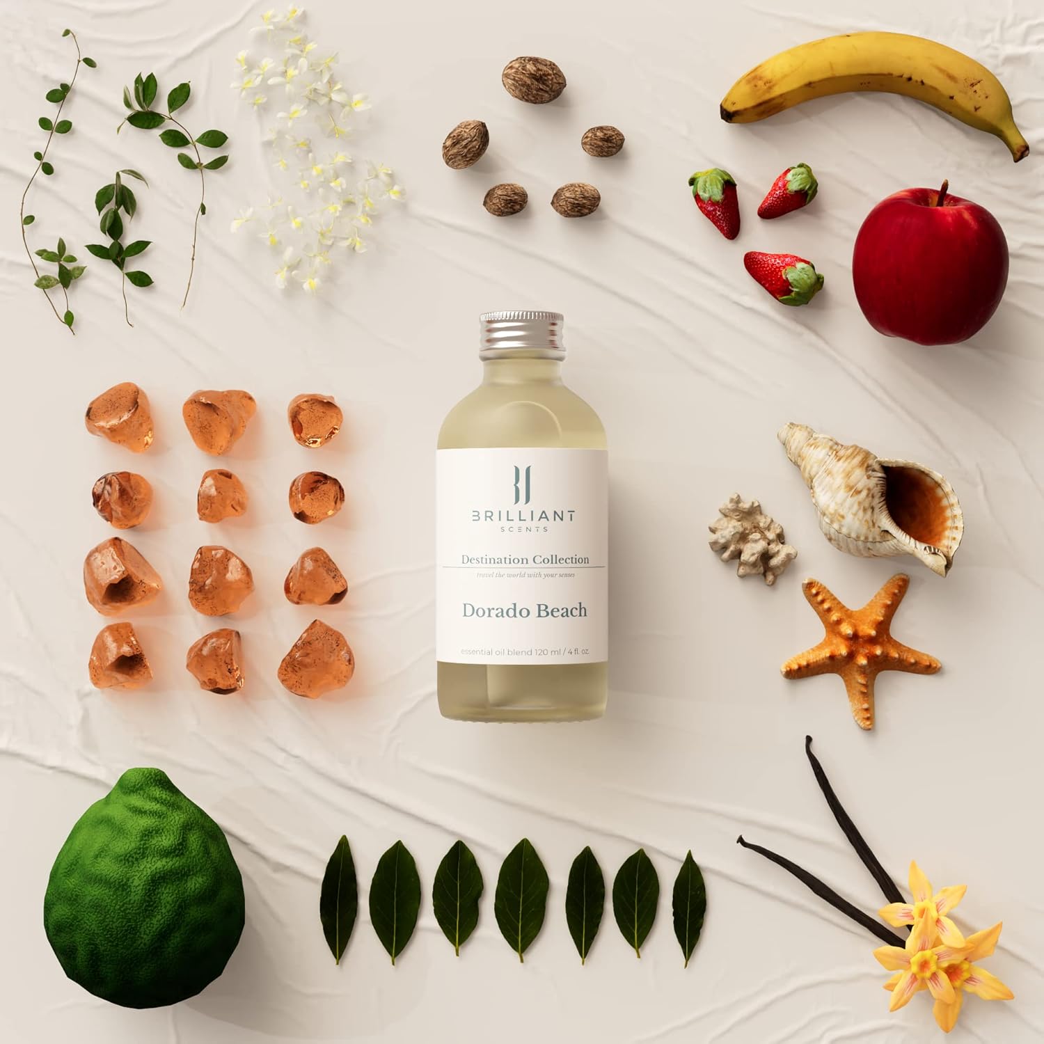 Dorado Beach  Inspirado en The Ritz Carlton  Aroma de lujo para el hogar y los negocios  Bergamota, fruta dulce – Aceite de fragancia – 4.1 fl oz