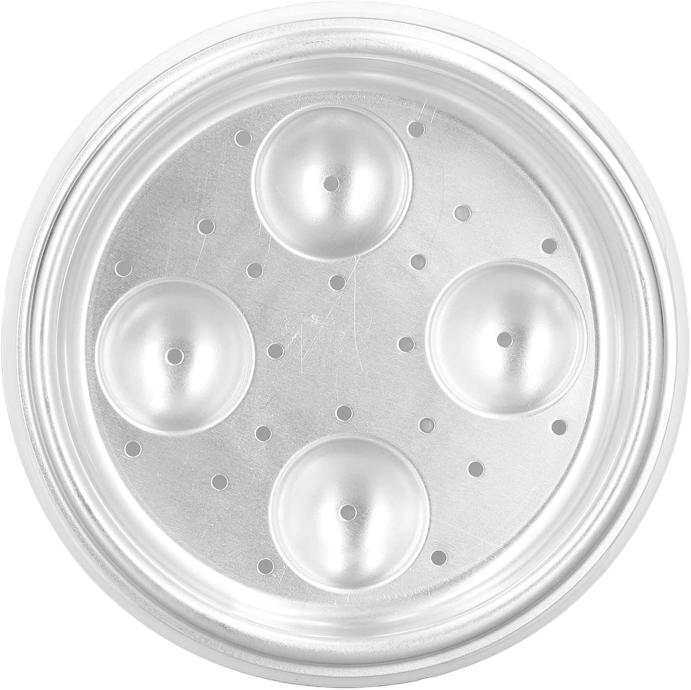 Olla eléctrica rápida para huevos duros, capacidad para 4 huevos, para huevos duros, escalfados, revueltos, tortillas, verduras al vapor, albóndigas