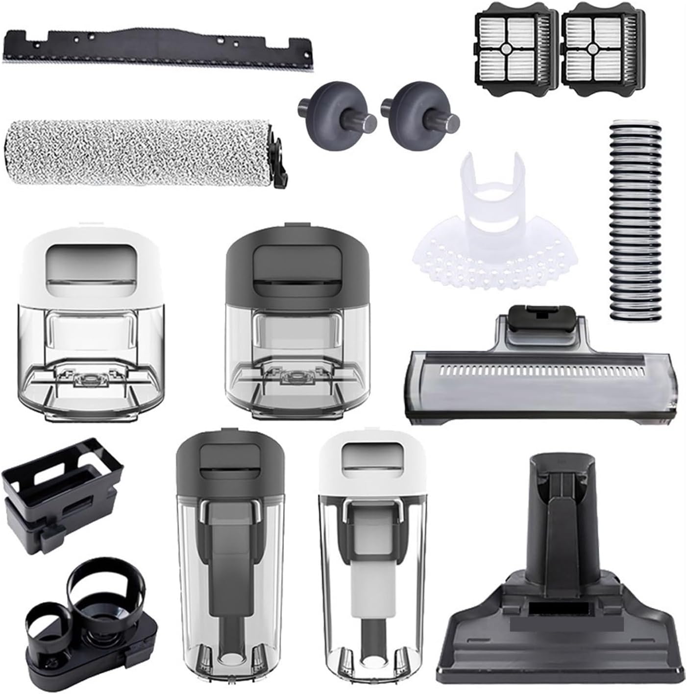 Compatible con Tineco Floor One S3 BreezeiFloor 3iFloor Breeze Accesorios de aspiradora Cepillo de rodillo Ruedas de filtro Tanque de agua (Color 2)