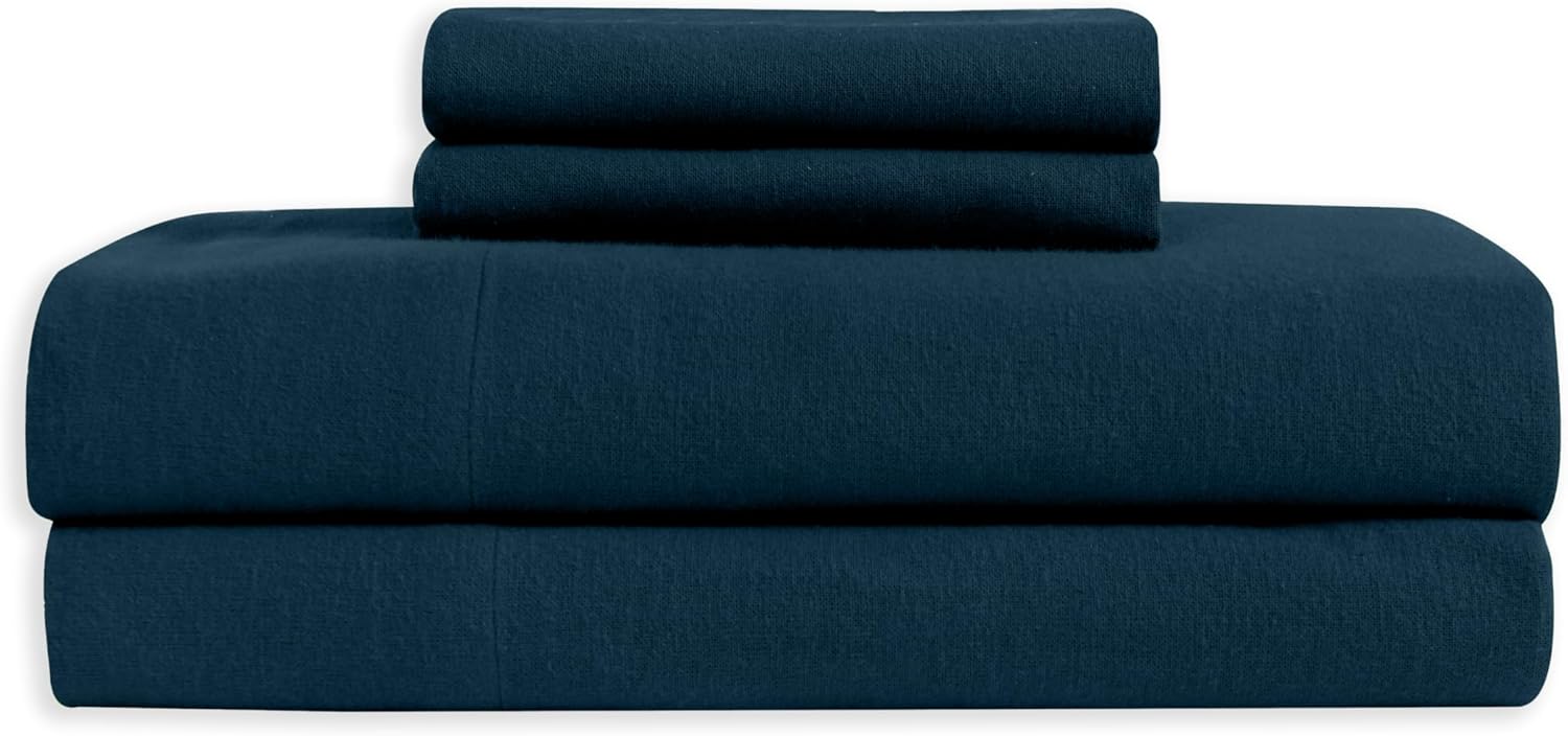 Elegant Comfort Juego de sábanas suaves de franela de 100% algodón turco, 4 piezas, calidad premium, sábana bajera con bolsillo profundo, ultra