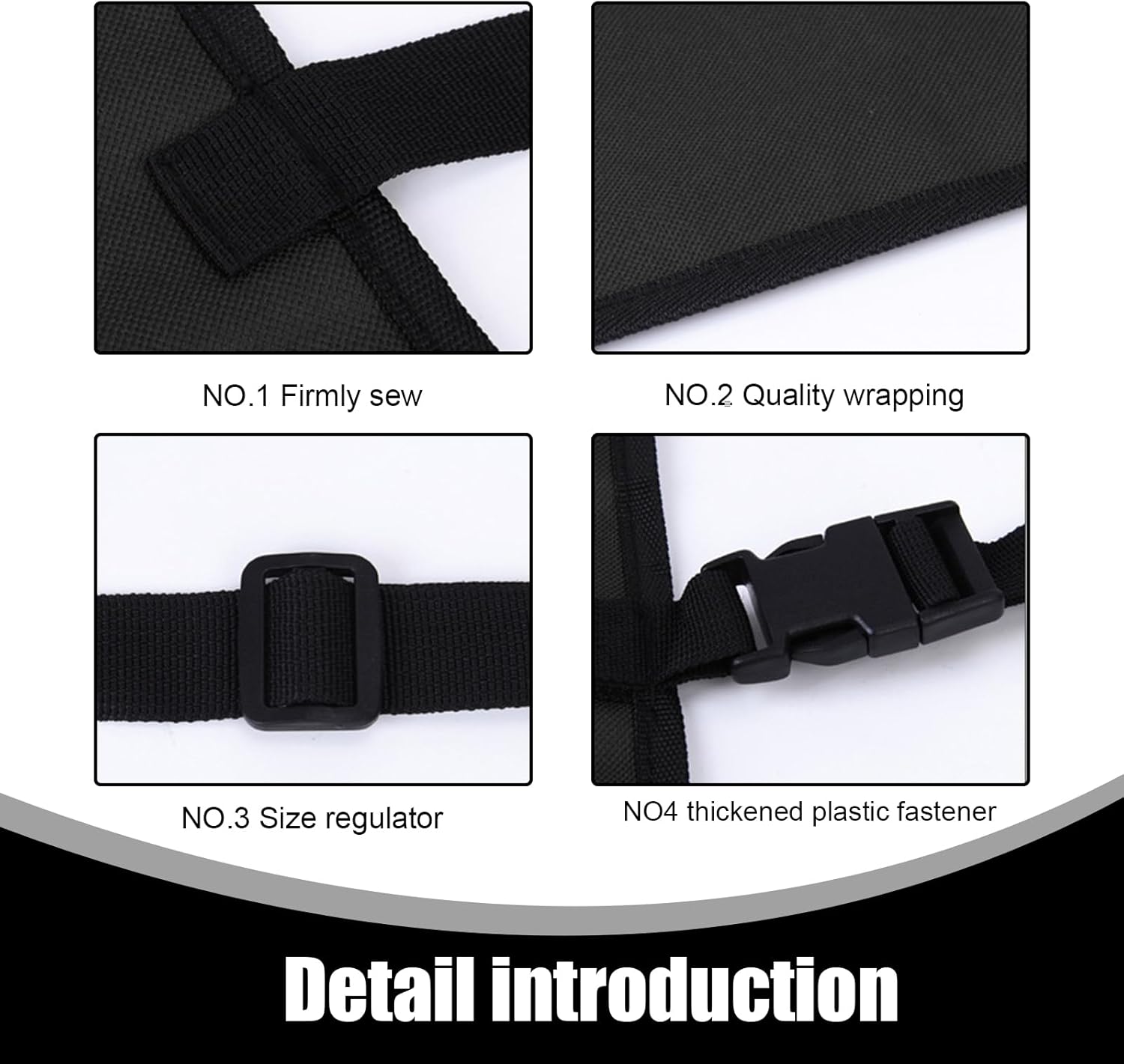 1 funda de asiento trasero de automóvil para perros, 53.1 x 53.1 pulgadas, impermeable, suave, tela Oxford con tira de encuadernación, protector