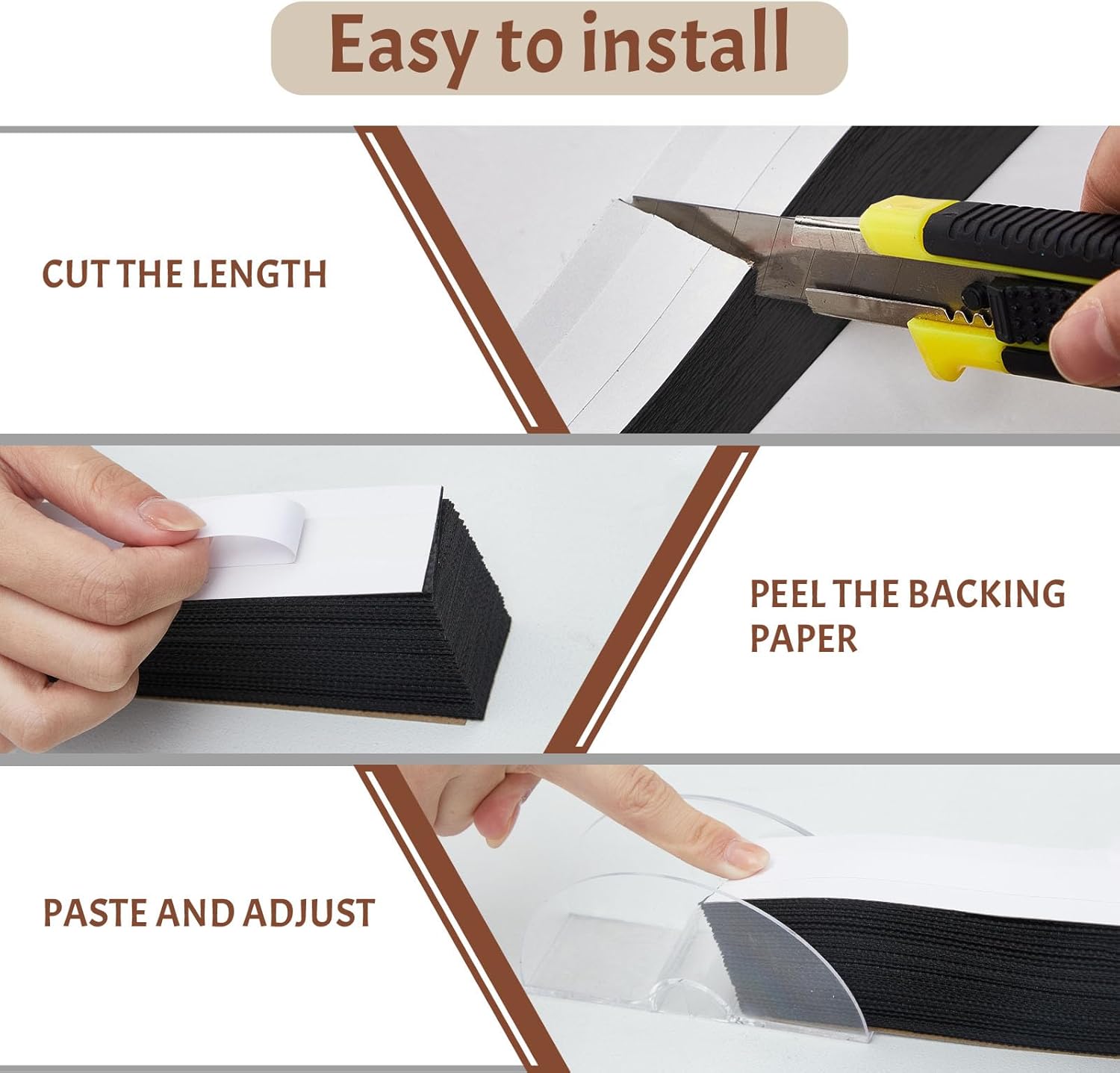 Fainne 2 persianas plisadas de 36 x 72 pulgadas para ventana de medio círculo de 36 x 72 pulgadas, filtro de luz, tela plisada, para ventanas de