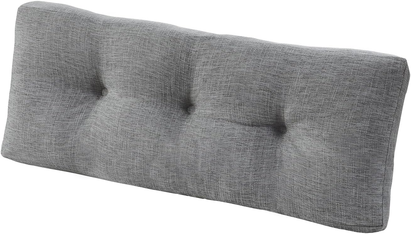 downluxe Cojín de banco de interior para muebles de interior, antideslizante, con textura copetuda, de espuma viscoelástica, 36 x 14 x 4 pulgadas,