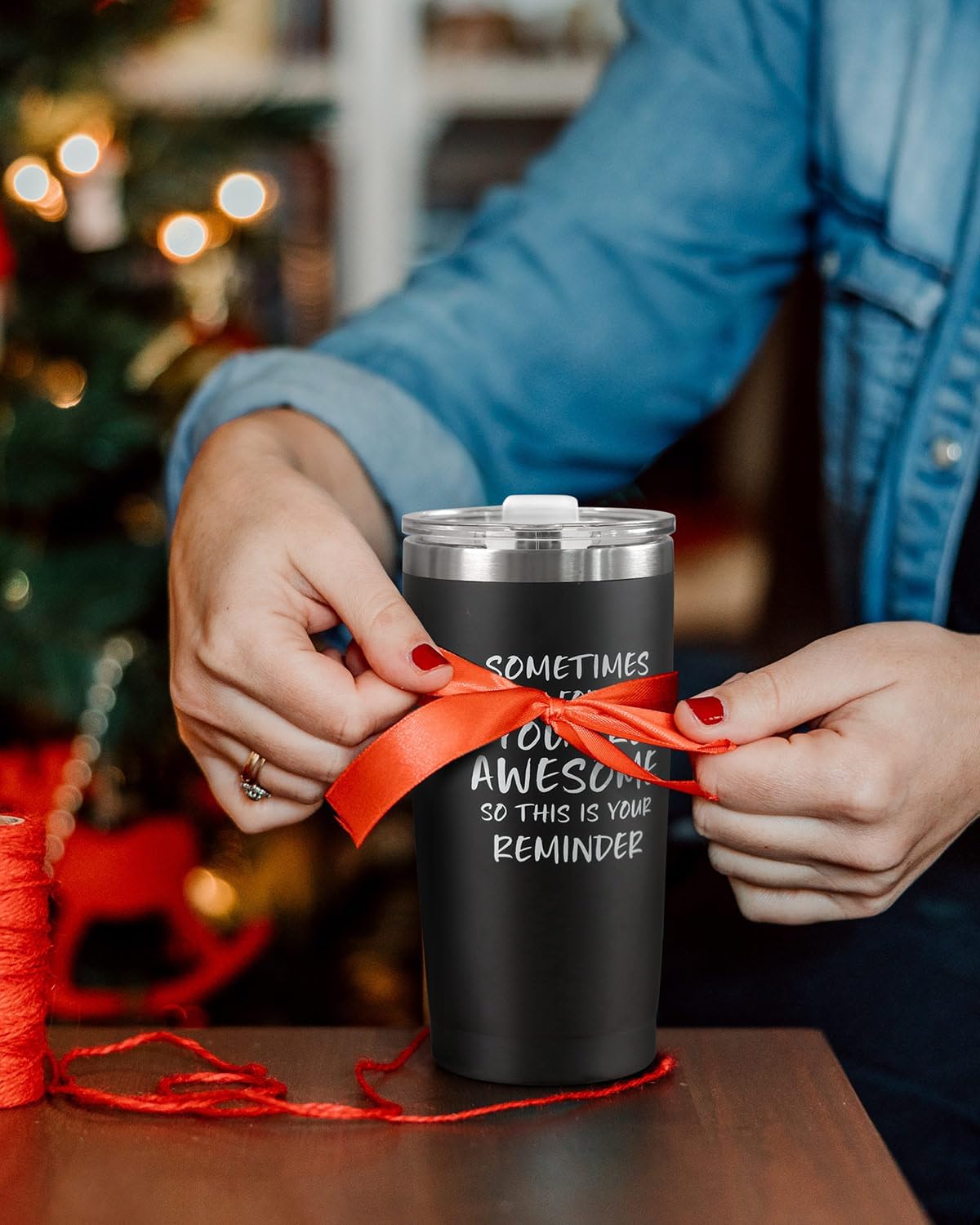 Sivaphe Juego de regalo de taza de café aislada, tazas de café novedosas para festivales de Año Nuevo, regalos para mujeres y hombres, regalos del