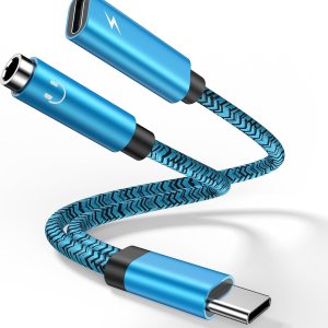 Cable de alimentación USB tipo C de 60 W rápido Samsung y adaptador de auriculares de 0.138 in para Samsung Galaxy S24 S23 Ultra S22 S21 FE S20 A54 Cable de alimentación USB tipo C de 60 W rápido Samsung y adaptador de auriculares de 0.138 in para Samsung Galaxy S24 S23 Ultra S22 S21 FE S20 A54