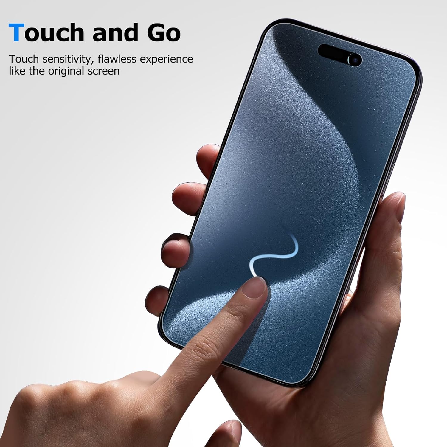 Protector de pantalla de privacidad para iPhone 15 Pro Max con protector de lente de cámara, anti espía antiluz azul, película de vidrio templado