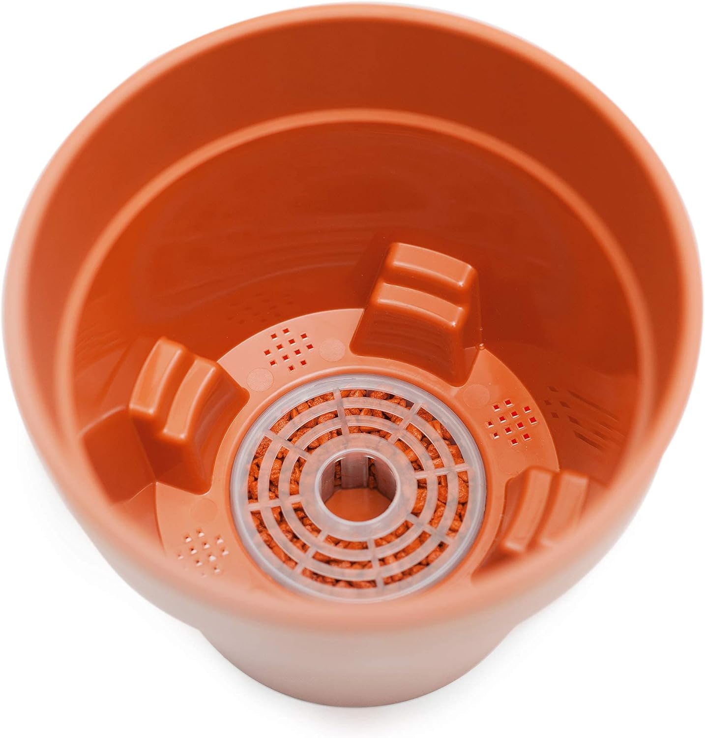 DECOPOTS – Maceta de riego automático – 9.2 pulgadas de diámetro – Interior y exterior con riego inferior e indicador de nivel de agua (9.2