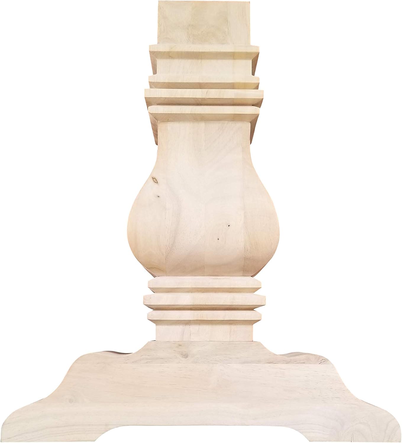 DESIGN 59 Base de mesa de caballete – Pedestal de madera dura individual (P01)