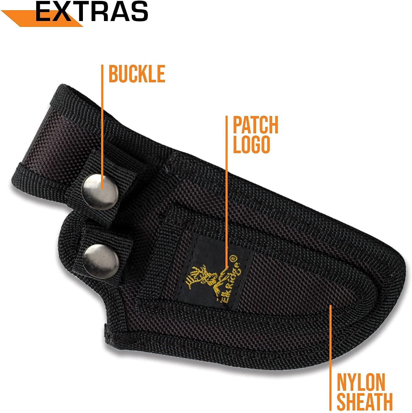 Elk Ridge set de 2 cuchillos de caza con borde recto 17.8cm