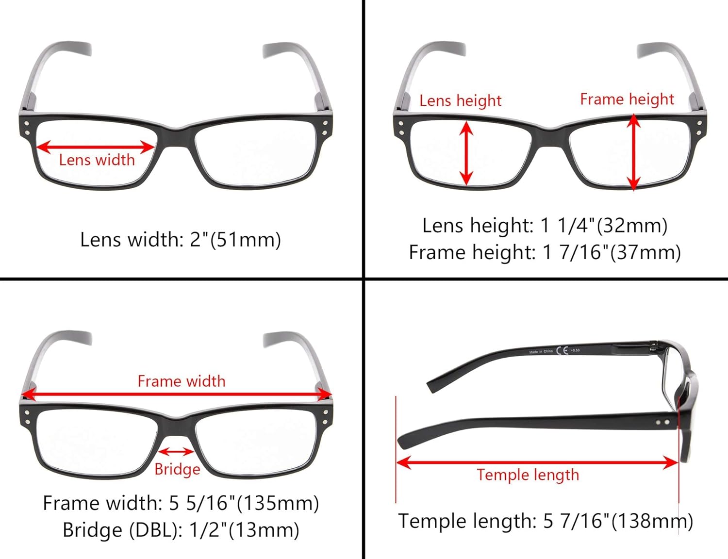 Gr8Sight Gafas de lectura, paquete de 5 bisagras de resorte para mujeres y hombres, lectores color negro sin fuerza