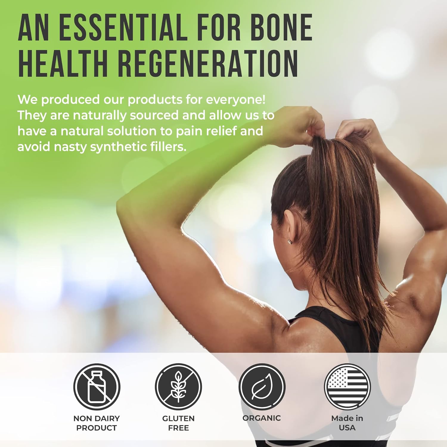 Bestmade Naturalproducts.com Calc Phos 6X Remedio homeopático de sal celular para la salud ósea y regeneración  Ayuda con problemas de crecimiento,