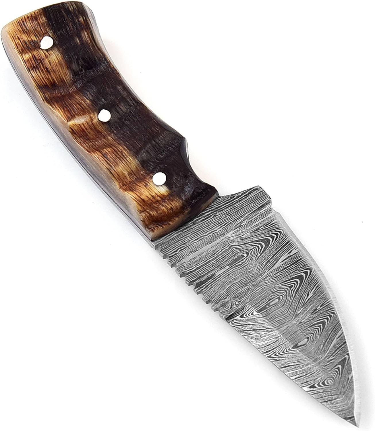 Poshland – Cuchillo BC-69 de acero de Damasco hecho a mano de 5,50 pulgadas