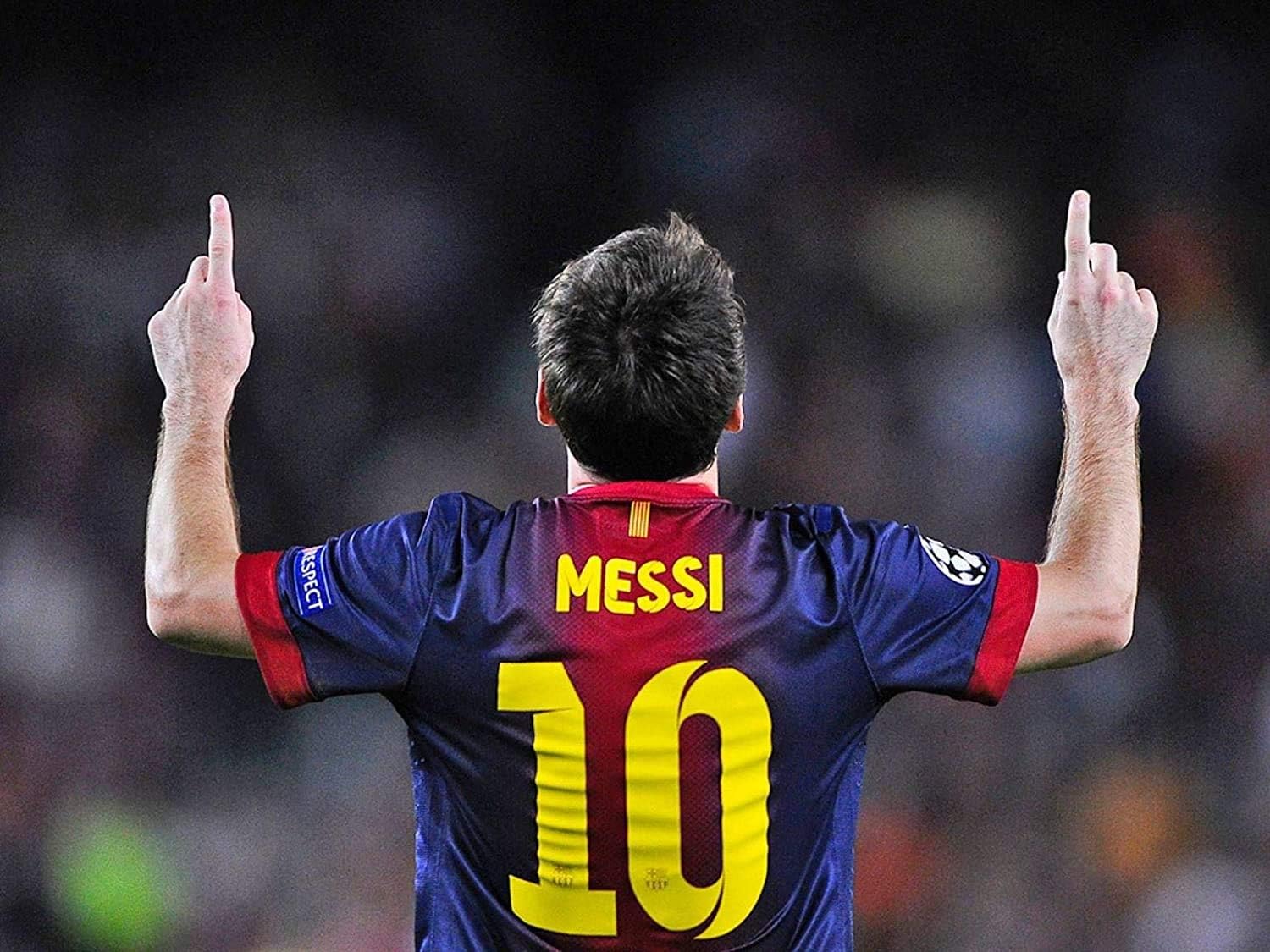 Póster icónico HD de Lionel Messi, póster de 12 x 16 pulgadas, colección magnífica