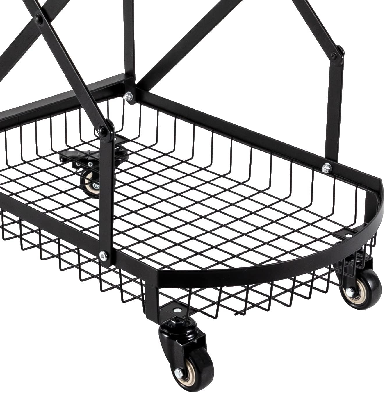 Camión de mano plegable multiusos 2 en 1 con mango retráctil en ruedas, carrito de compras con ruedas rodantes, carga de 88 libras