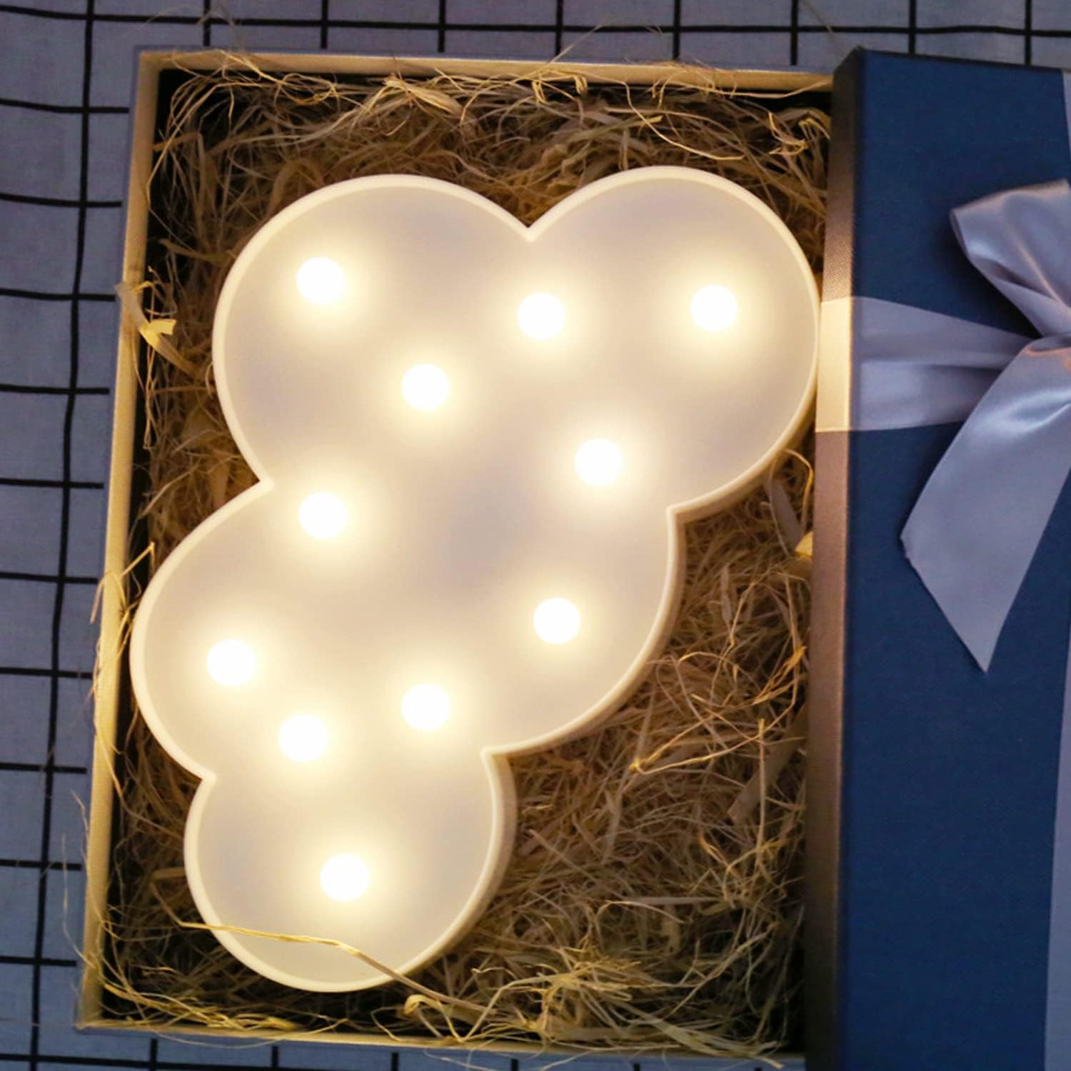Clouds Night Light,Cute Baby Room Decoration Night Light, Party Party Shiny Decorative Ornament.