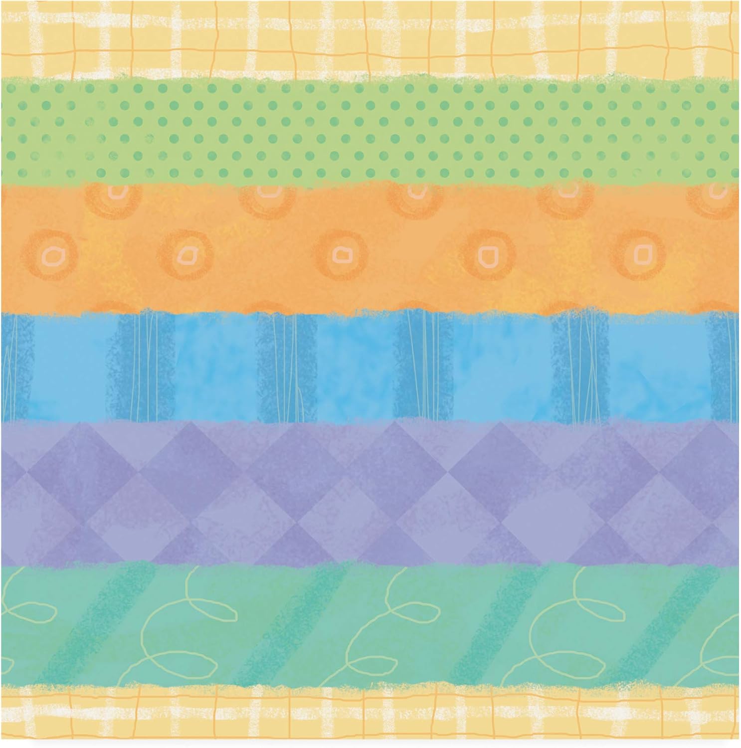 Trademark Fine Art, 14×14 Baby Animals Repeat 3 de Holli Conger