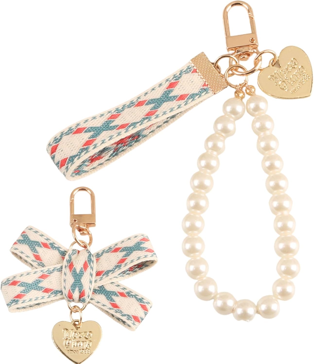 Llavero de pulsera para mujer, cordón de mano para muñeca, llavero con correa para la muñeca, llavero con perlas brillantes con purpurina