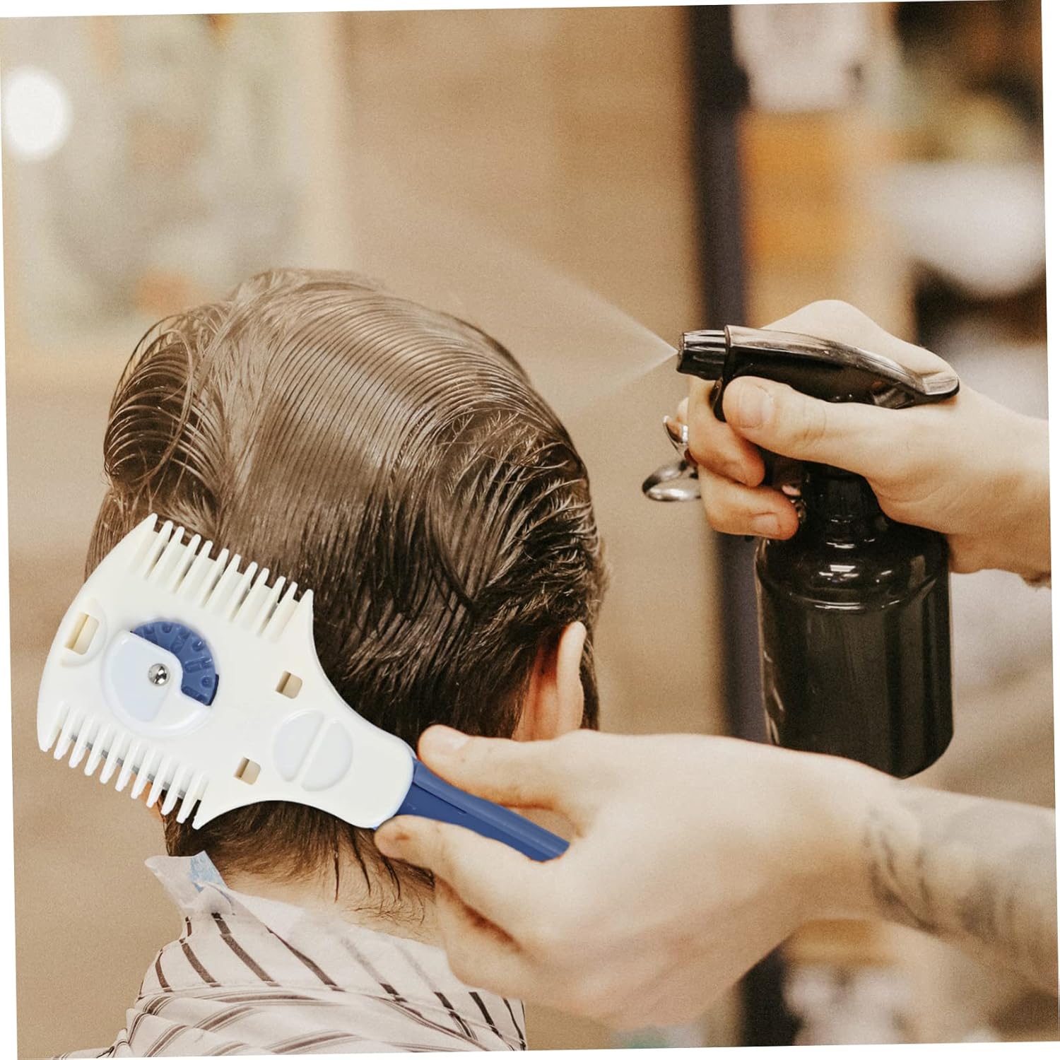FOMIYES Cortador de pelo, tijeras para el cabello, micro afeitadora de afeitar para cortar mujeres, herramientas de peinado de cabello, cortador de